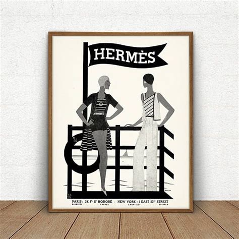 vintage hermes poster|hermes print.